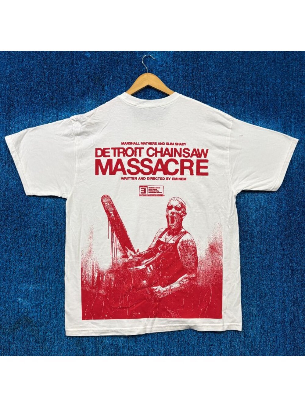 Eminem Detroit Chainsaw Massacre Slasher Capsule Rap Tee XL
